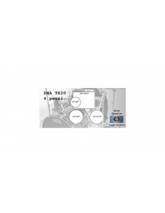 DNA TX20 4 pezzi Blue...