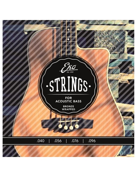 Acoustic Bass Strings Bronze 40-96 Medium Set/4