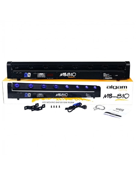 Barra de 8 LED RGBW motorizada MB 810