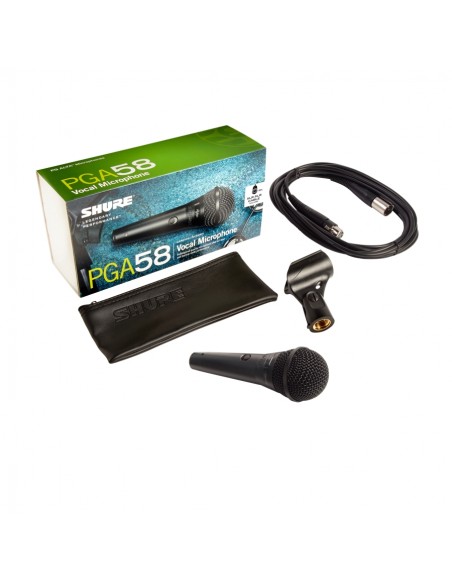 Microphone vocal dynamique cardioïde PGA58-XLR