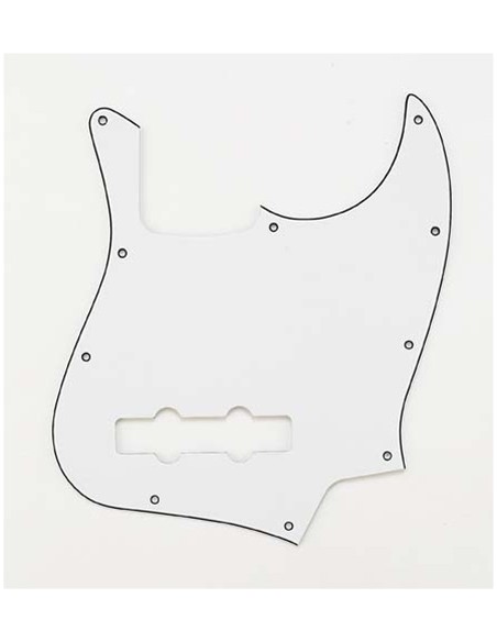 Stealton PGJB580W Battipenna Tipo Jazz Bass 10 fori - White