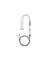 Cable minijack RMCE-UNI con micrófono para auriculares Android e iOS