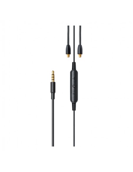 Câble minijack RMCE-UNI avec microphone pour casque Android, iOS