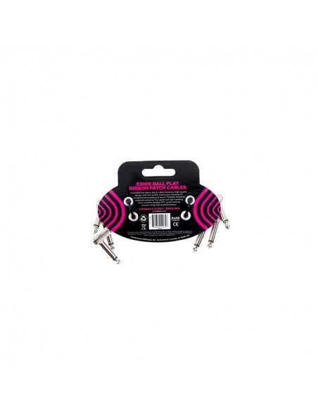 6384 Flachband-Patchkabel, weiß, 7.62cm , 3er-Pack