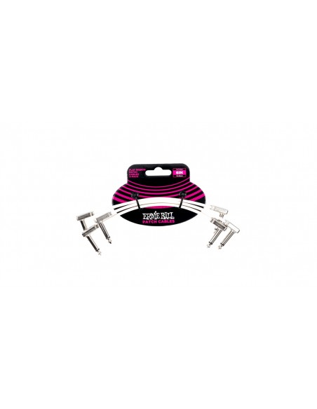 6385 Flat Ribbon Patch Cable White 15.24cm 3Pk