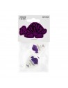 Cuña Tortex 424P color morado 1,14