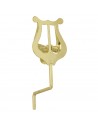 ASM 517L gebogene Lyra für Saxophon, Gold.