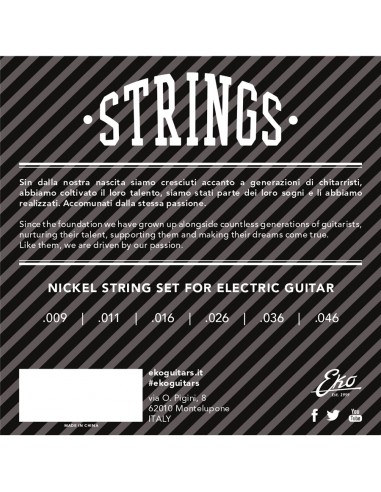Juego de cuerdas para guitarra...