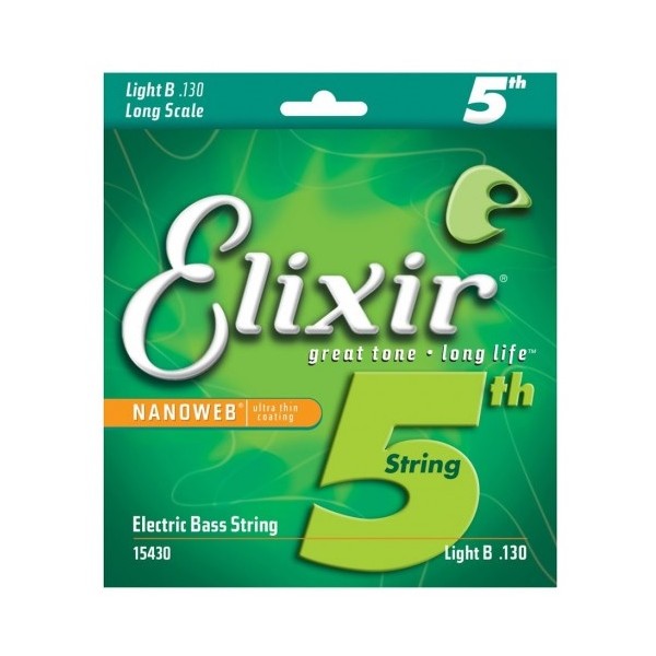 Elixir 15430L Nanoweb Corda Singola Basso 130