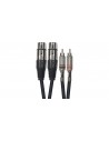K10-3 Cavo Segnale 2x RCA maschio/2x XLR Femmina 3 m
