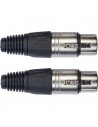 XLR02 XLR-Buchsenstecker, 2 Stück