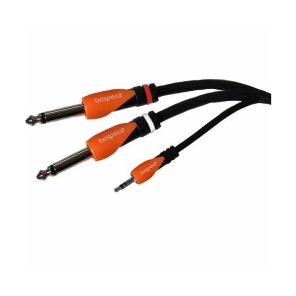 Bespeco SLYMSJ500 Cavo Mini Jack Stereo 2 Jack Mono