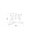 Pickguard EZ1100W 3 plis style Stratocaster® blanc