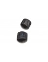 EZ1223B Black Metal Adjustment Knobs 2 Pcs