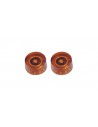 EZ1219A Les Paul® Style Tuning Knobs Amber 2 Pcs