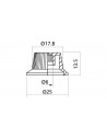 EZ1215W Manopole di regolazione Stratocaster® Style Bianche 3 Pcs