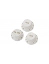 EZ1215W Stratocaster® Style Tuning Knobs White 3 Pcs