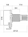 EZ1197B Linearpotentiometer Ton 250k