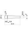 EZ1410B Pin Ponte Chitarra Acustica Neri 6 Pcs