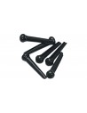 EZ1410B Pin Ponte Chitarra Acustica Neri 6 Pcs