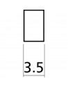EZ1452 Capotasto Plastica Chitarra Elettrica Avorio