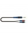 RKSA/160-2 Jack mono/2 RCA mâles