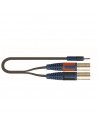 RKSA/192-3 Stereo Minijack/2 XLR Male