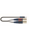 RKSA/192-3 Stereo Minijack/2 XLR Male