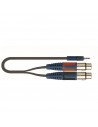RKSA/194-3 Minijack estéreo/2 XLR hembra