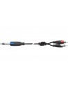 SX /12-5K Stereo Jack/2 RCA Male