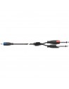 Câble minijack stéréo SX / 30-3K / 2 jacks mono