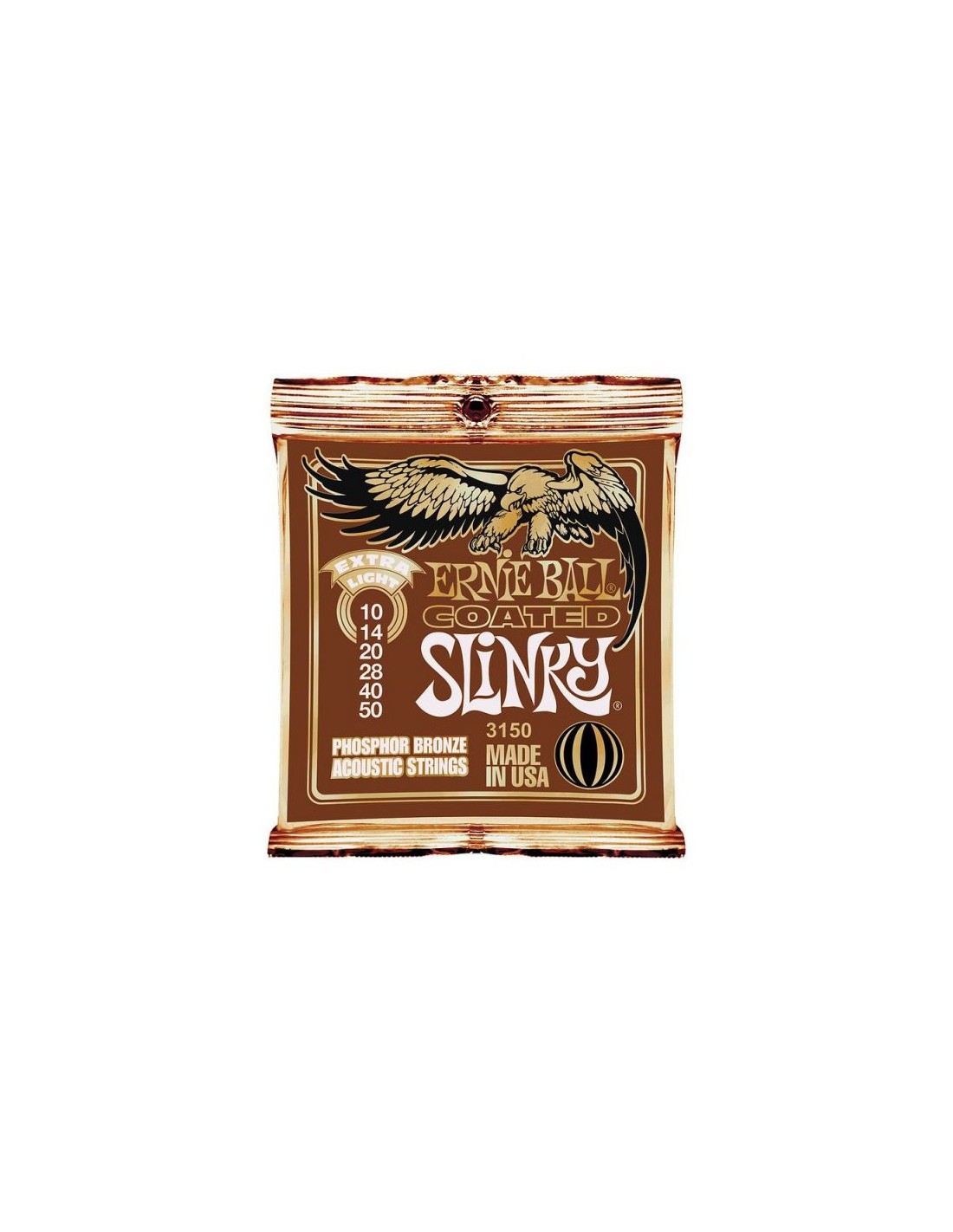 Ernie Ball 3150 - Extra Light Coated Slinky 10-50