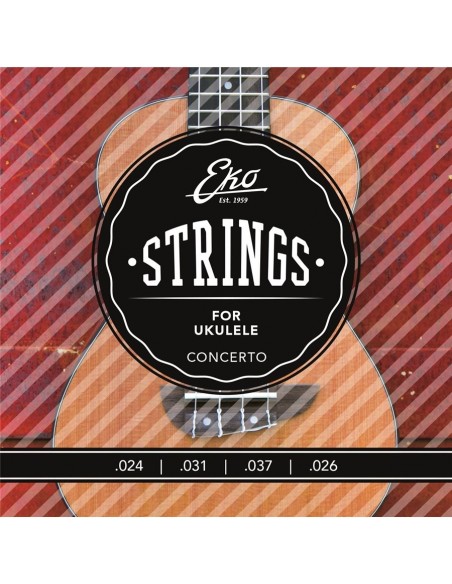 Eko Corde Ukulele Soprano Medium Set/4