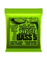 Guitarra eléctrica Ernie Ball 2836 de níquel entorchado de 5 cuerdas, slinky regular, 45-130