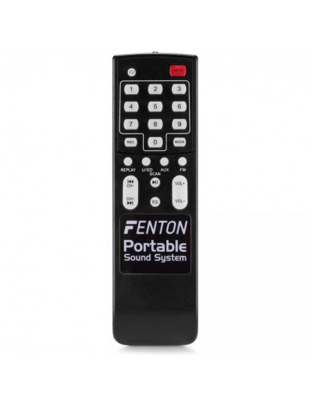 Fenton FT8LED Sistema Portatile con Radiomicrofono e Bluetooth