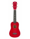 De Salvo UKSRD Soprano Ukulele Red with Bag
