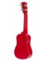 Ukulélé Soprano De Salvo UKSRD Rouge avec Housse