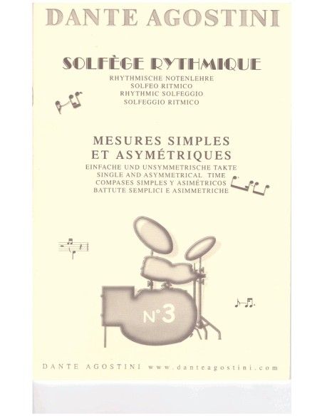 Dante Agostini - Solfeggio Ritmico 3