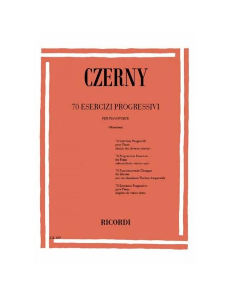 Czerny Carl - 70 esercizi progressivi