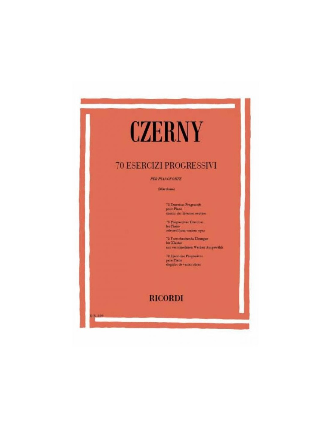 Czerny Carl - 70 esercizi progressivi