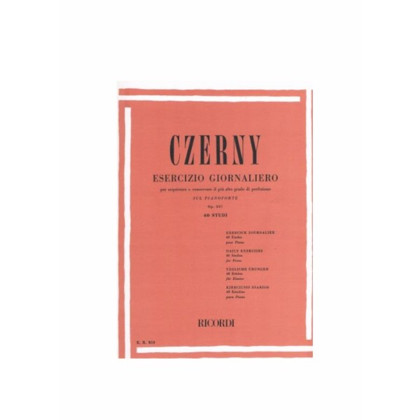Czerny Carl - Esercizi giornalieri op 337 40 studi