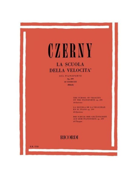 Czerny Carl - Scuola di velocità op.299
