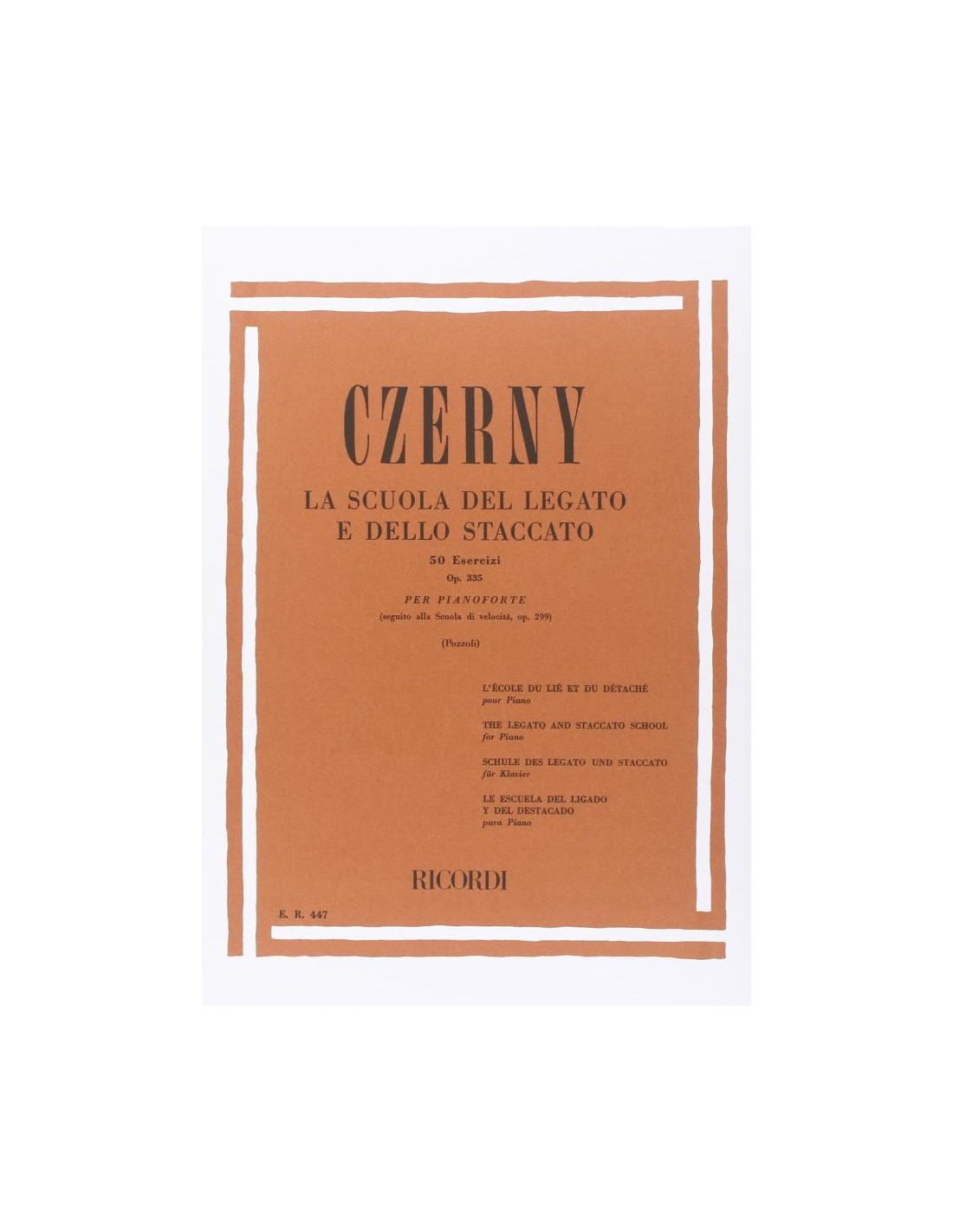 Czerny Carl - Scuola Legato/staccato op.335