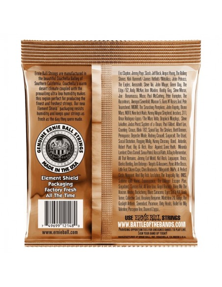 Ernie Ball 2148 Earthwood Phosphor Bronze Light 11-52