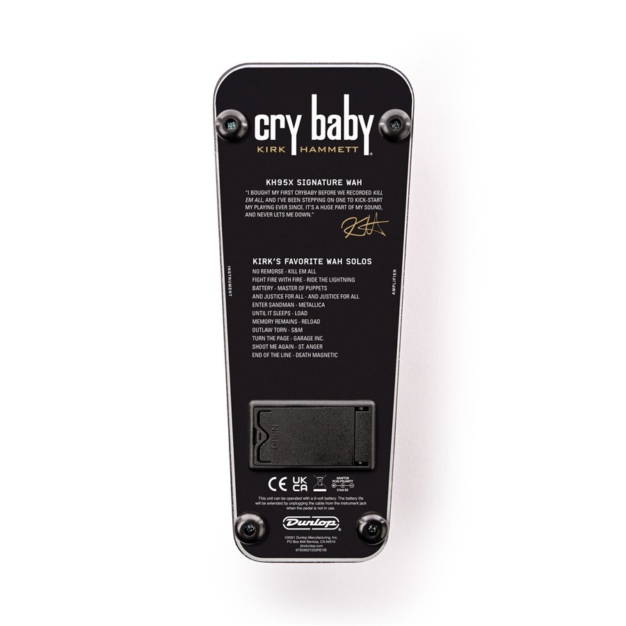 KH95X Kirk Hammett Collection Cry Baby Wah Special Edition