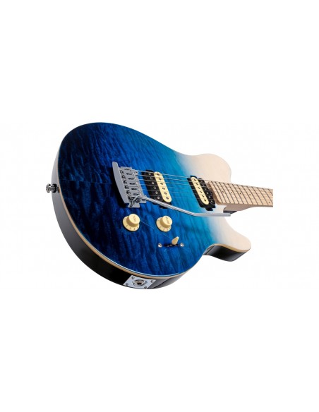 Axis Quilted Maple Top Spectrum Blue