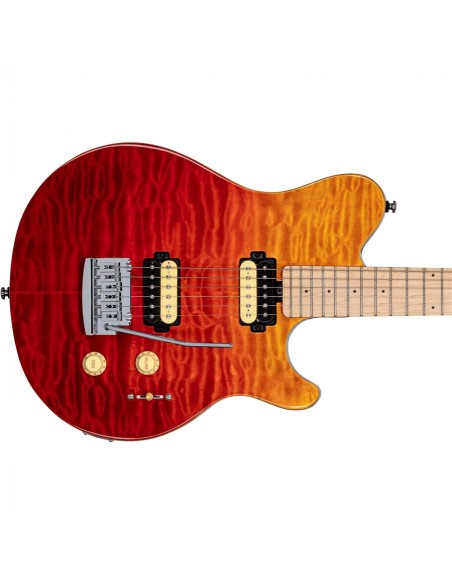 Axis Quilted Maple Top Spectrum Blau