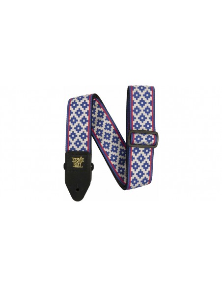 Bracelet jacquard Crux bleu 5336