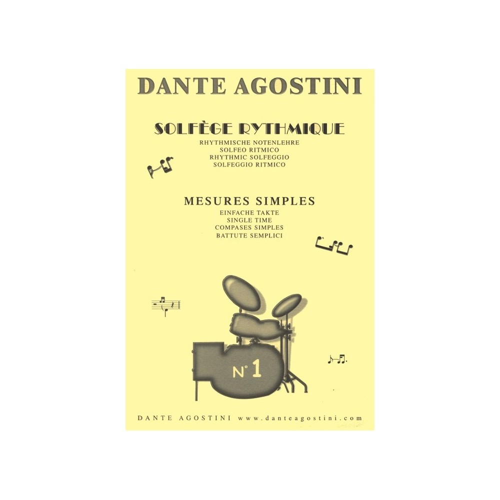 Dante Agostini -  Solfeggio Ritmico 1
