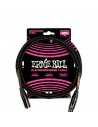 6390 Black Braided Microphone Cable 1.5 m